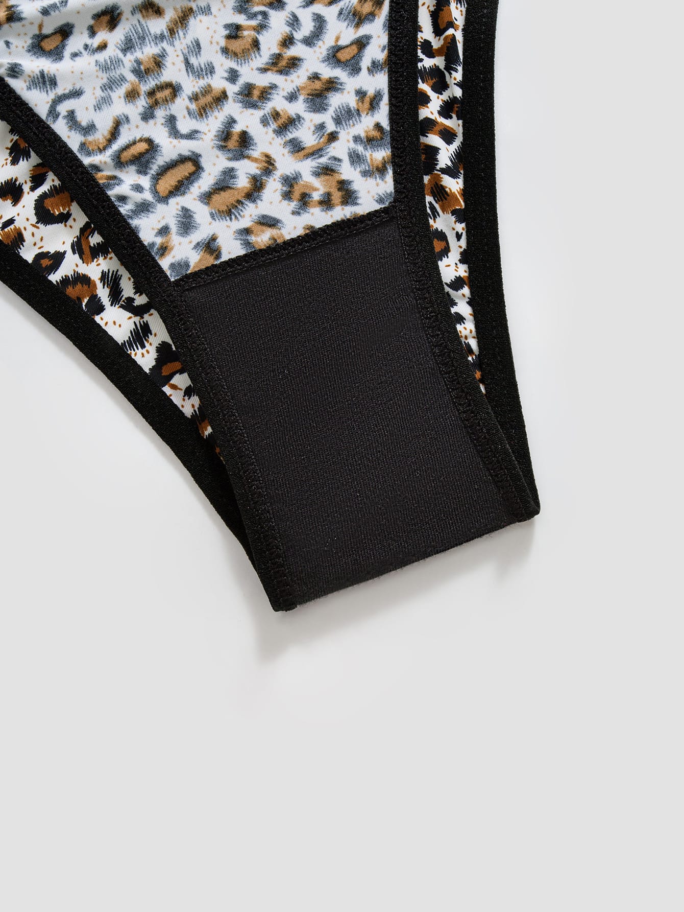 8-piece set of sexy leopard print women's triangle underwear