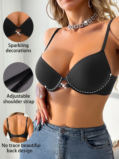 Smooth Underwire Gathered Women's Bra