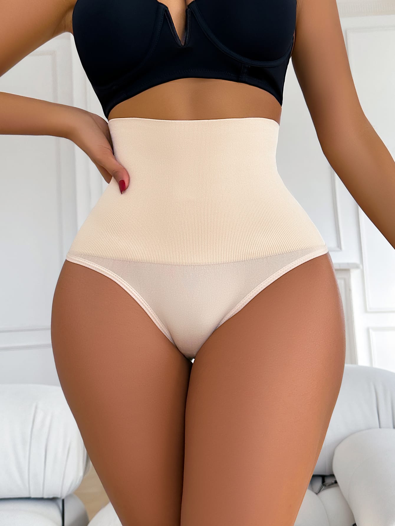 High waisted seamless women's compression pants