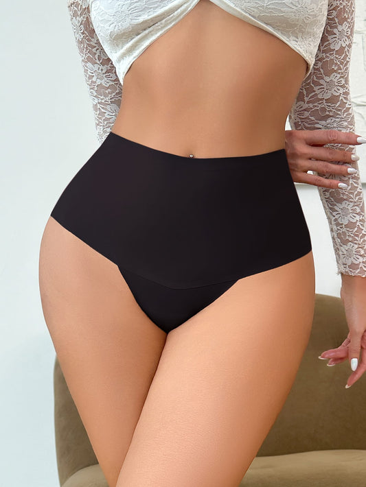 Sexy mid rise women's thong underwear