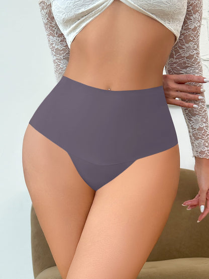 Sexy mid rise women's thong underwear