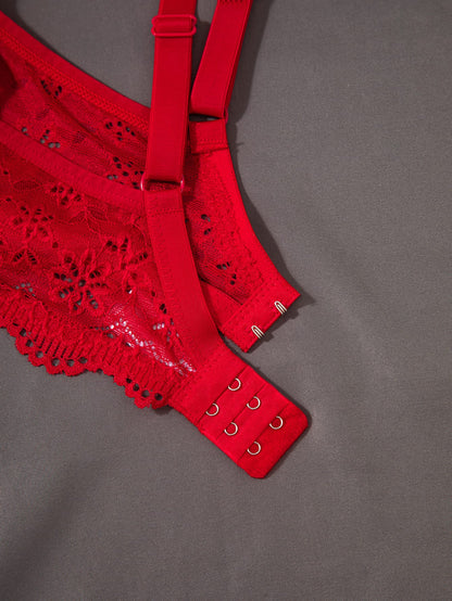 3-piece set of women's lace underwire bras