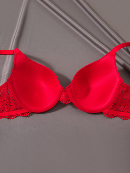 3-piece set of women's lace underwire bras