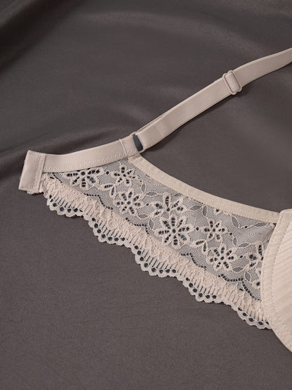 3-piece set lace underwire push-up bras