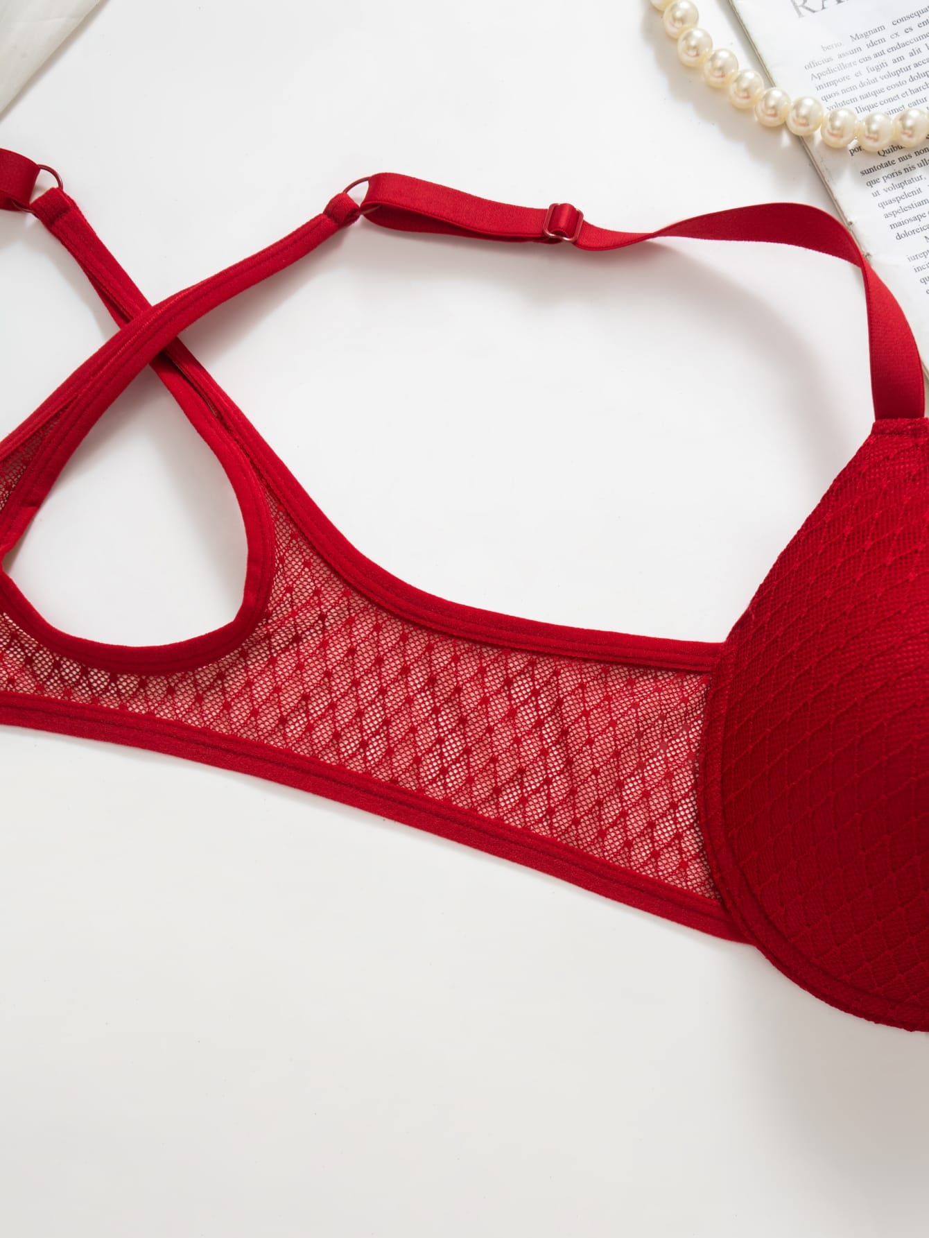 3-piece set of women's front breasted bra