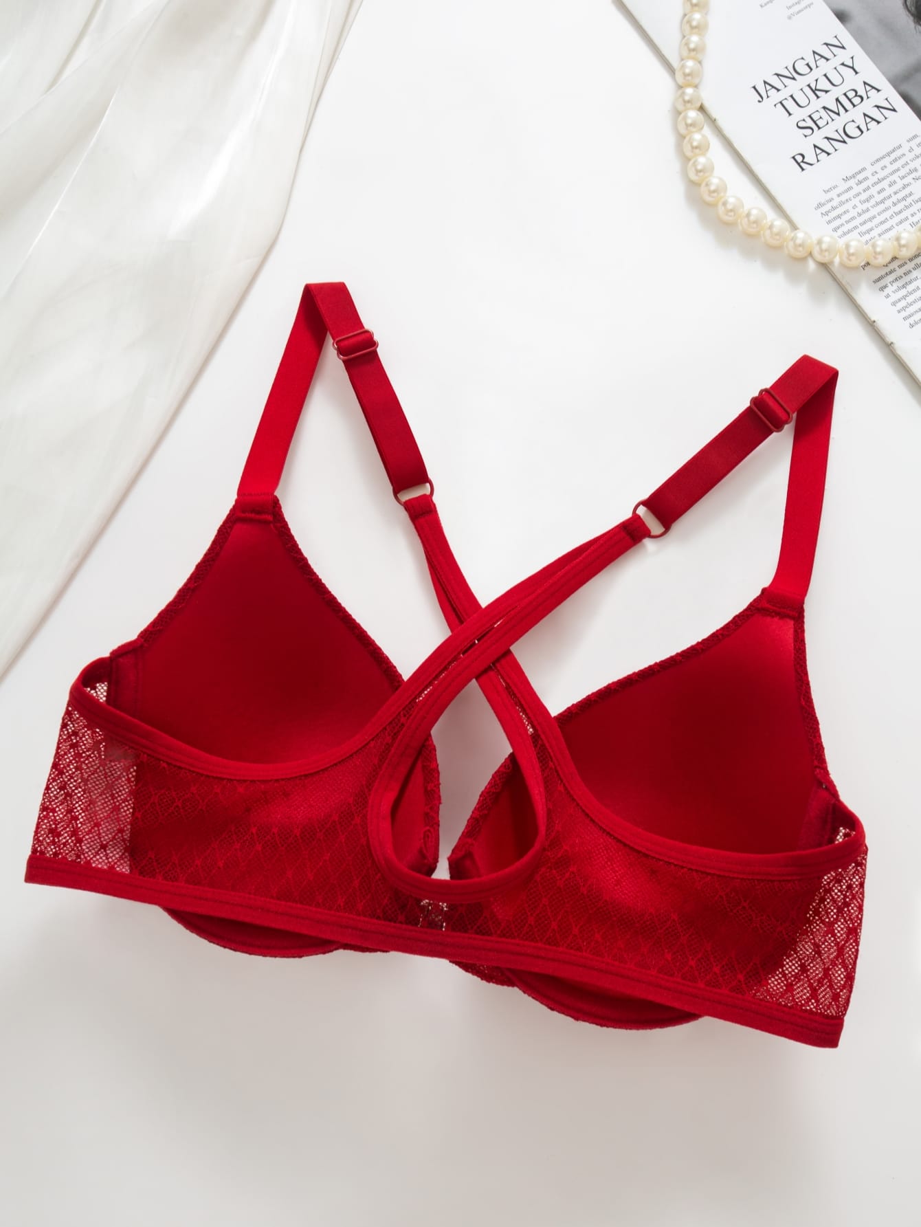 3-piece set of women's front breasted bra