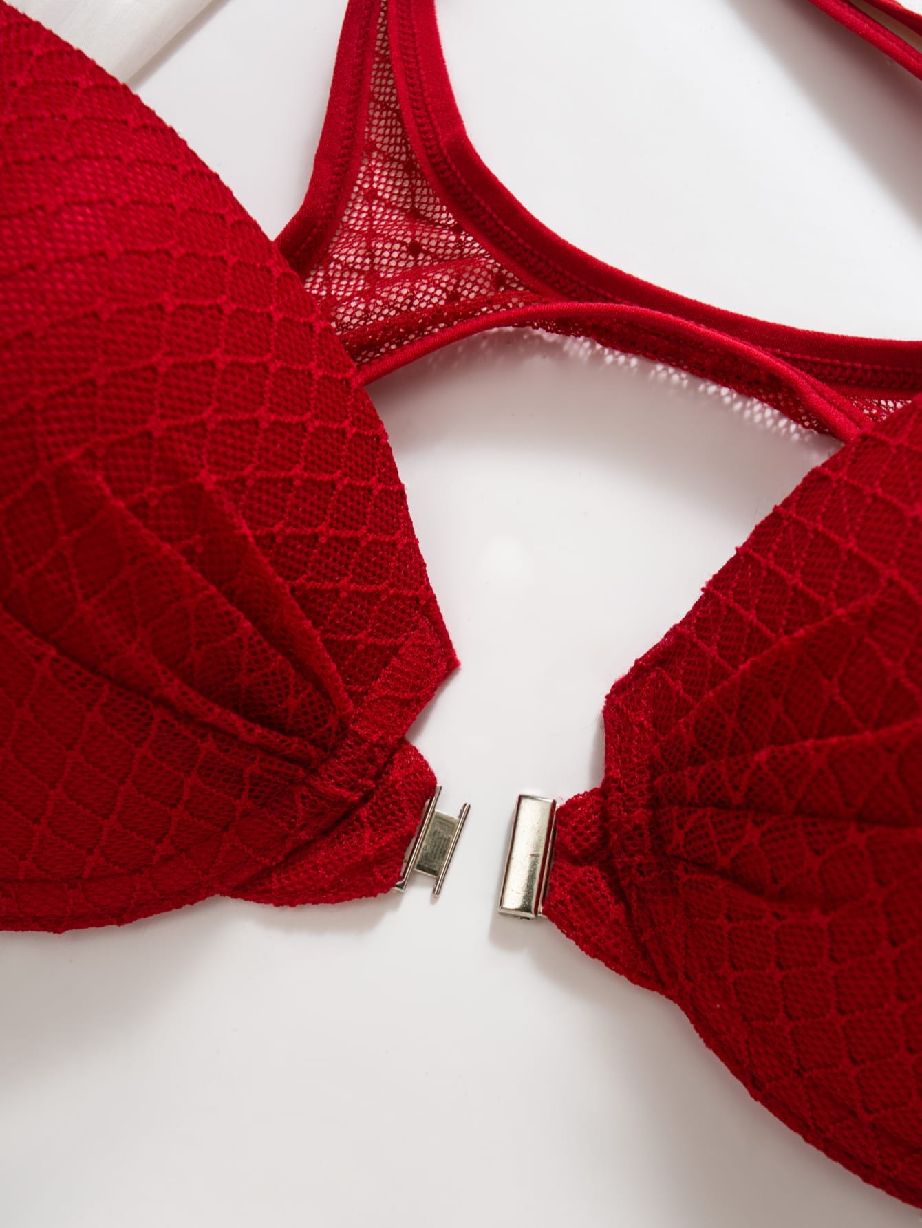 3-piece set of women's front breasted bra