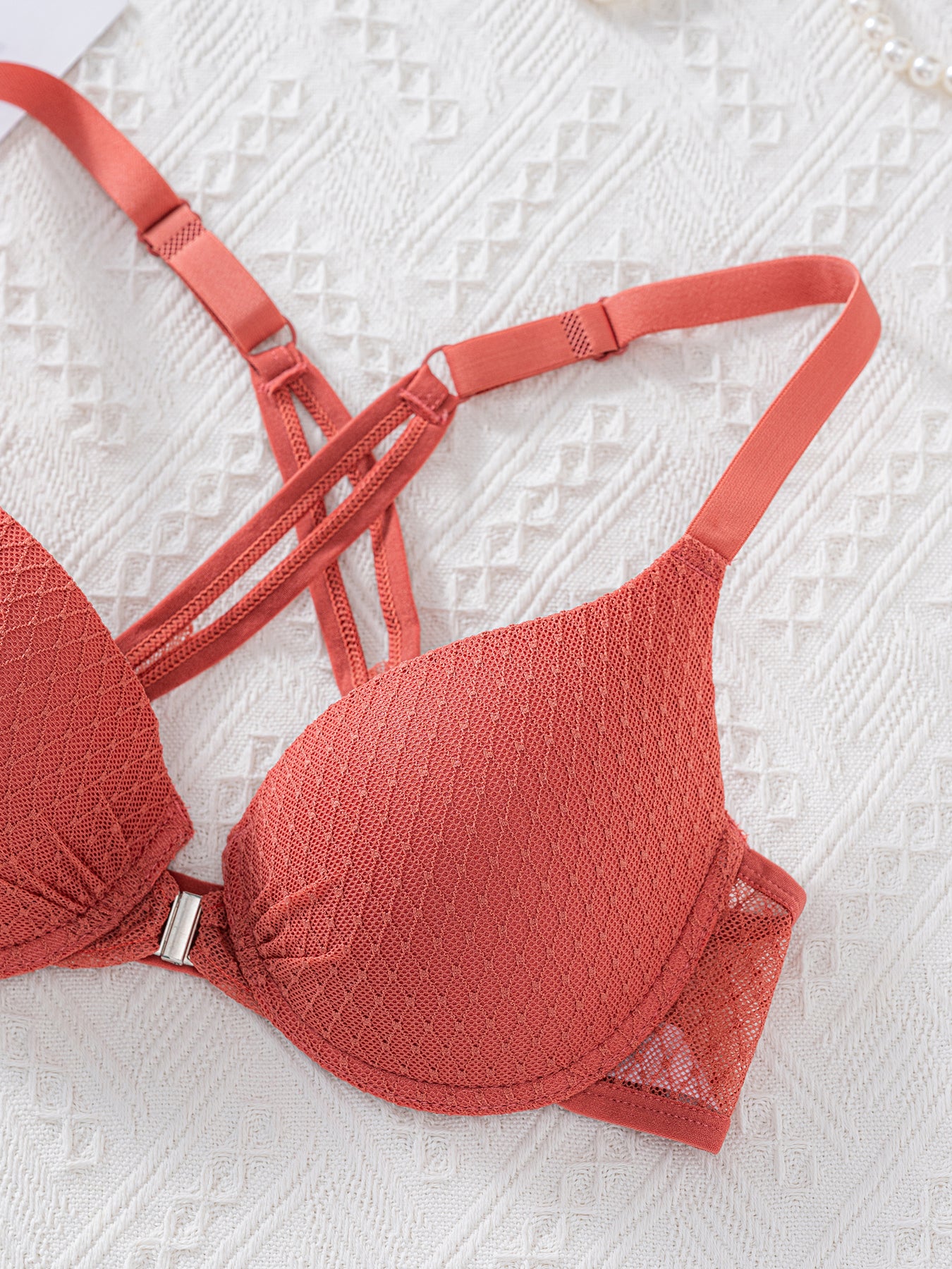 6-piece set of women's front button underwear