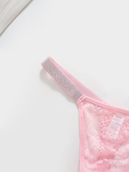 8-piece set of women's sexy lace thong underwear