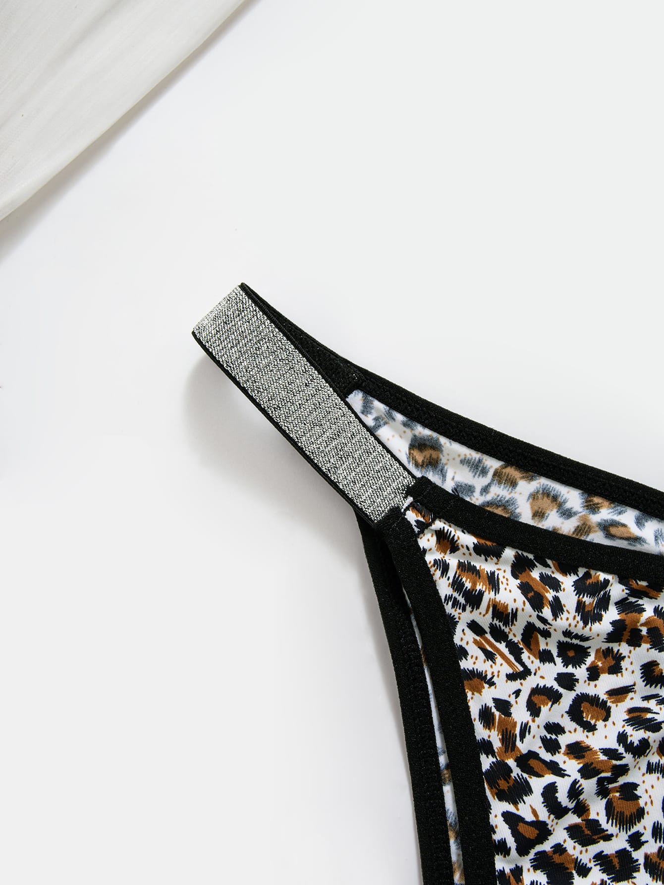 8-piece set of sexy leopard print women's triangle underwear