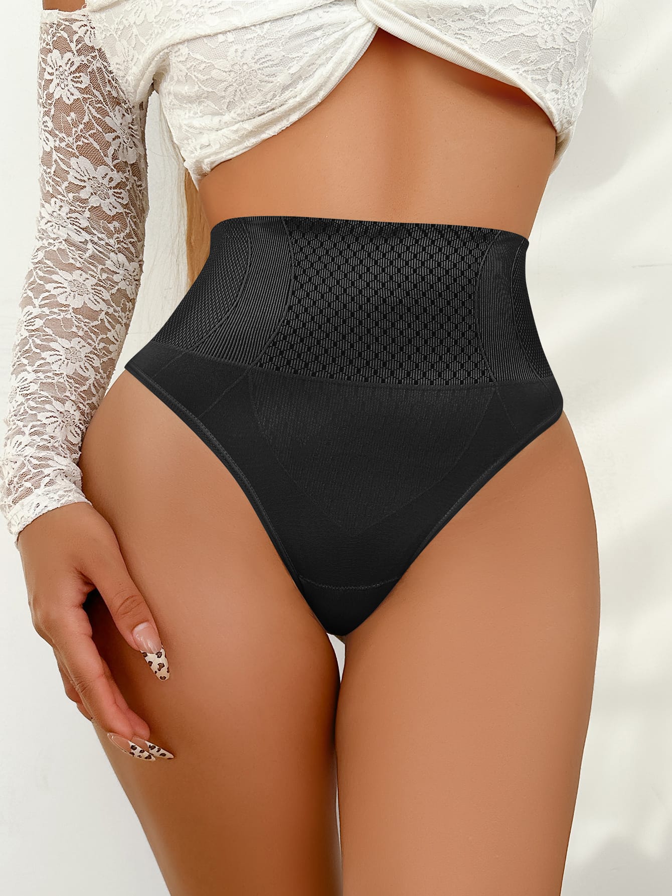 Seamless mid waist women's compression pants